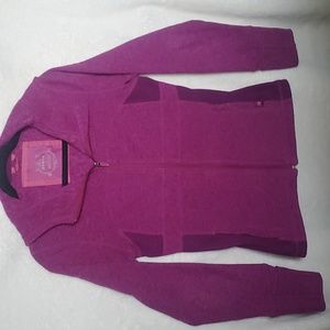 PRANA | Drea Fleece Sweater Full Zip With Hand Warmer Sleeves Women's Size Small